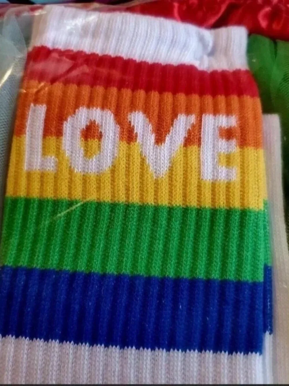 New-Love Is Love Pride Tutu & Tube Socks Set